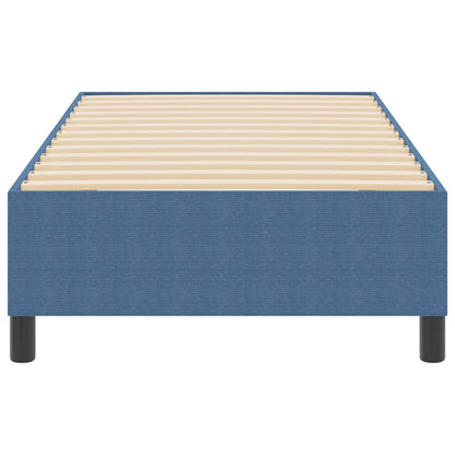 Platform Bedframe Stof 100 x 200 cm Blauw