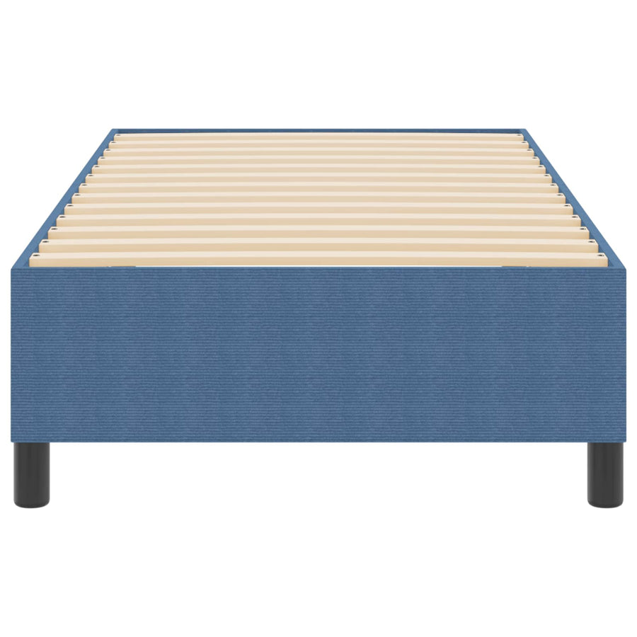 Platform Bedframe Stof 100 x 200 cm Blauw