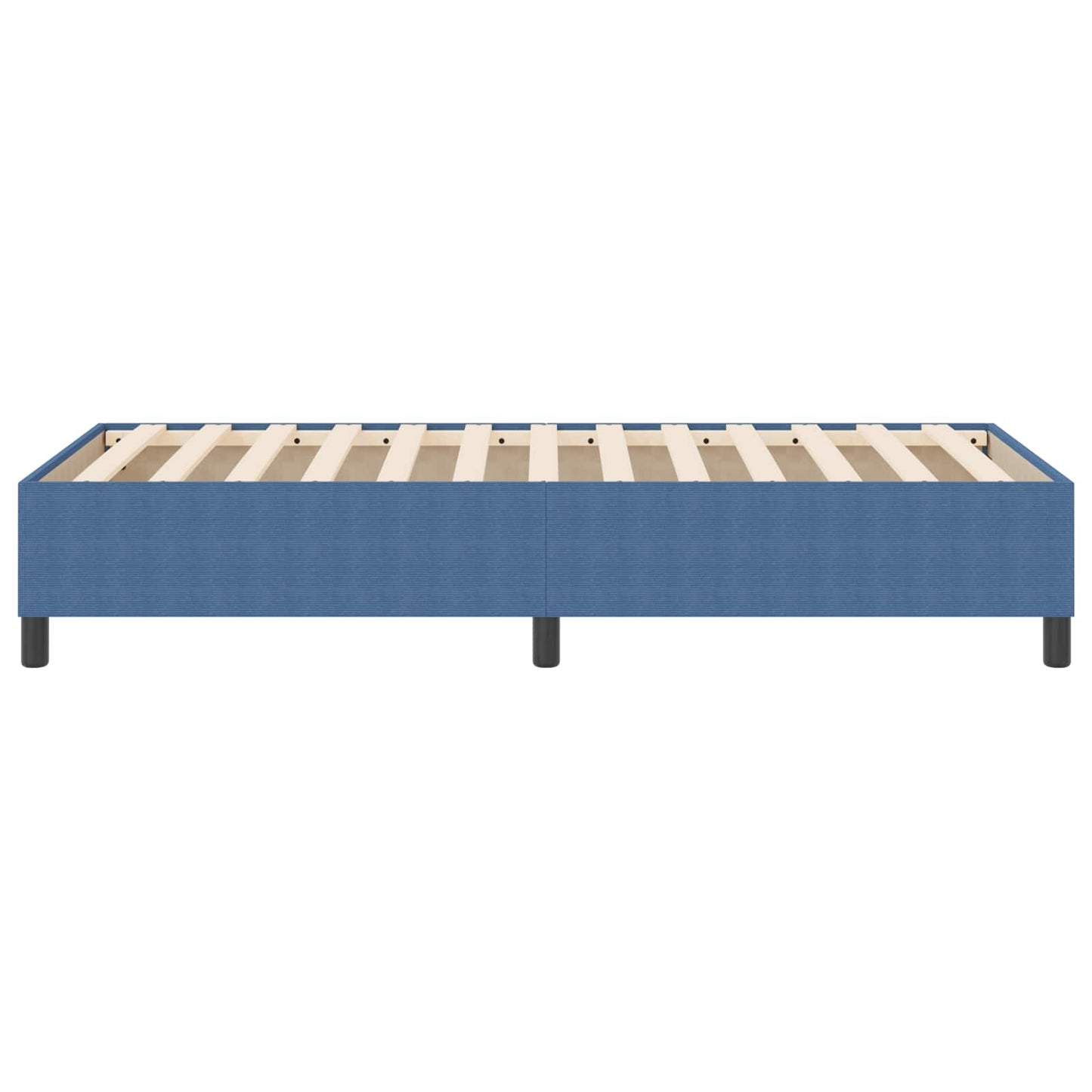 Platform Bedframe Stof 100 x 200 cm Blauw