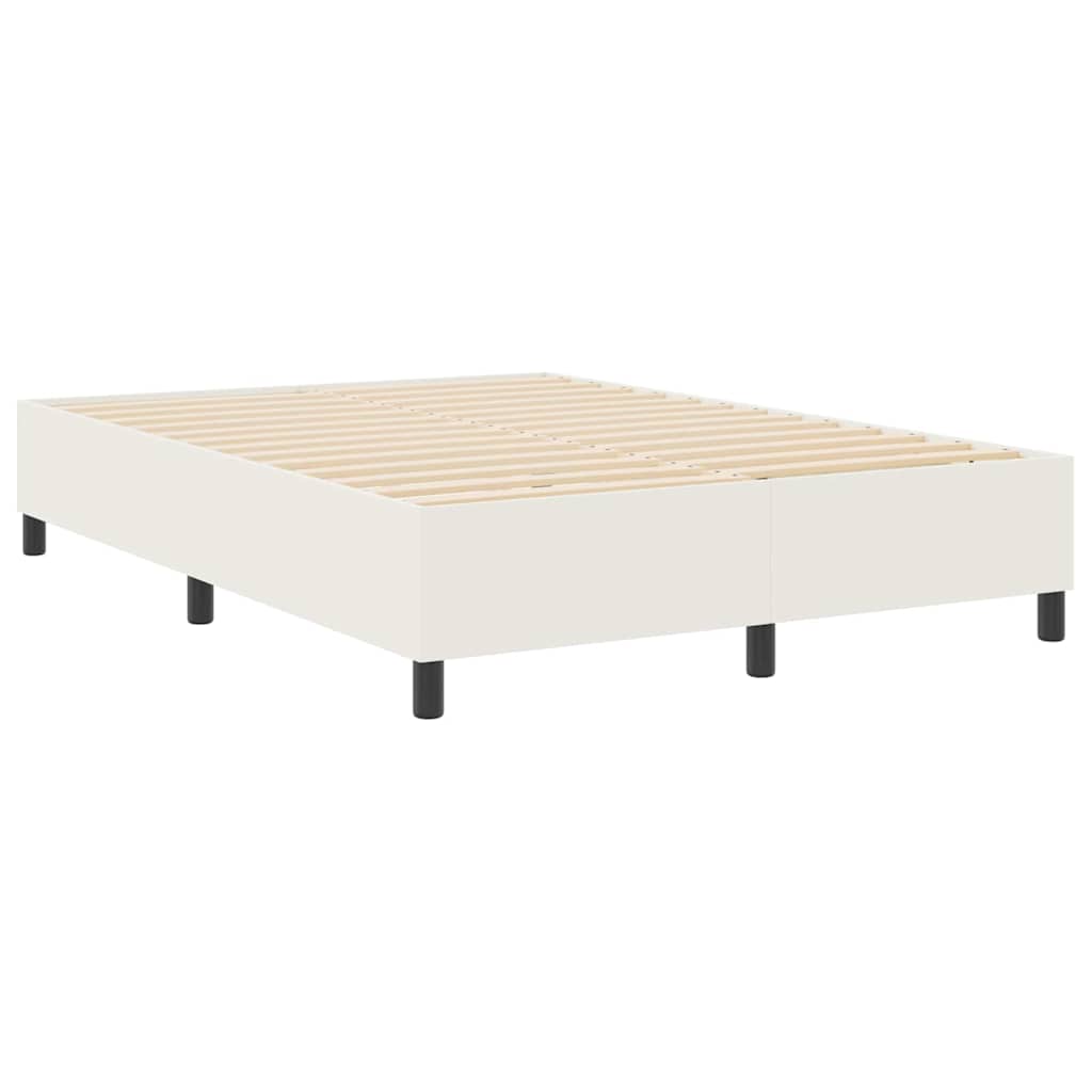 Platform Bedframe Stof 140 x 190 cm Crème