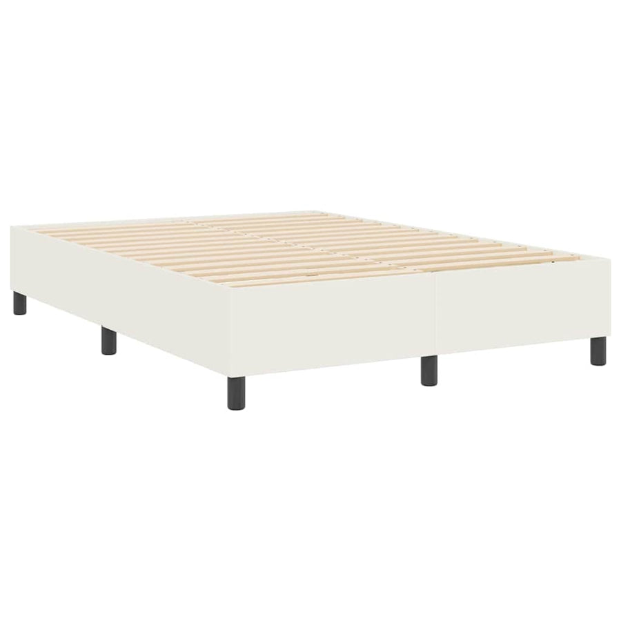 Platform Bedframe Stof 140 x 190 cm Crème