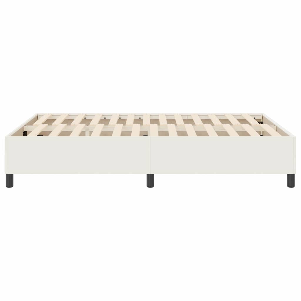 Platform Bedframe Stof 140 x 190 cm Crème