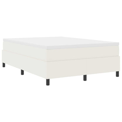Platform bedframe Crème 140 x 200 cm Katoen Stof
