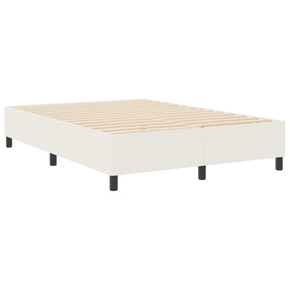 Platform bedframe Crème 140 x 200 cm Katoen Stof