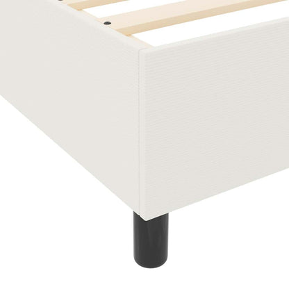 Platform bedframe Crème 180 x 200 cm Katoen Stof