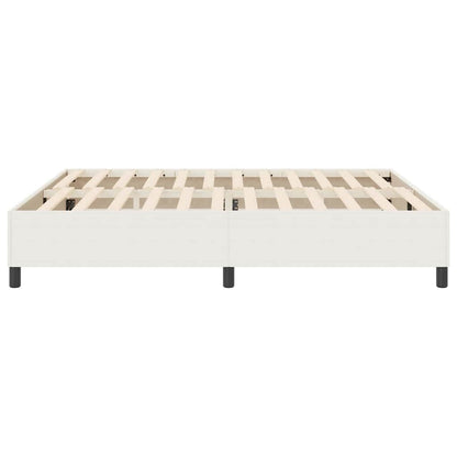 Platform bedframe Crème 180 x 200 cm Katoen Stof