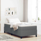 Boxspringbed lichtgrijs 90x190 cm