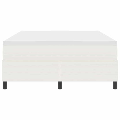 Boxspringbed Crème en Wit 140 x 200 cm Katoen Stof