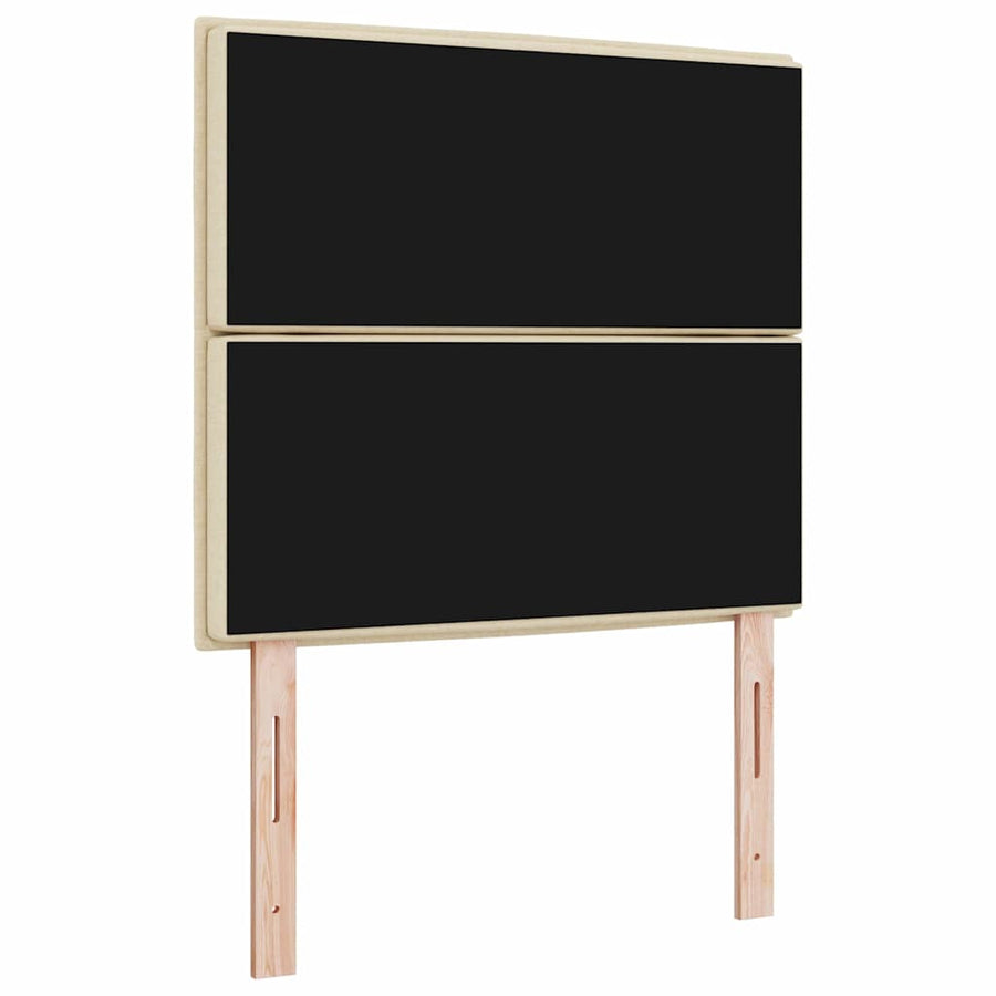 Hoofdbord Crème 80 cm Stof