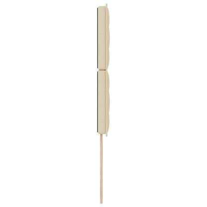 Hoofdbord Crème 80 cm Stof