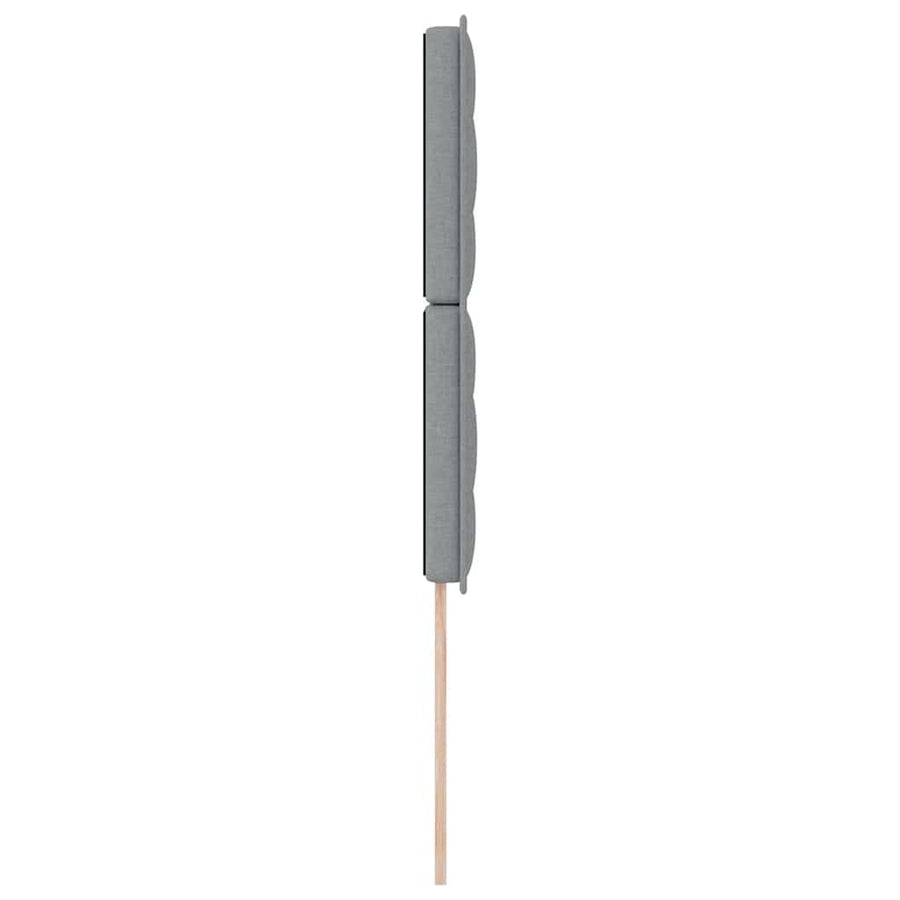 Hoofdbord Lichtgrijs 90 cm Stof