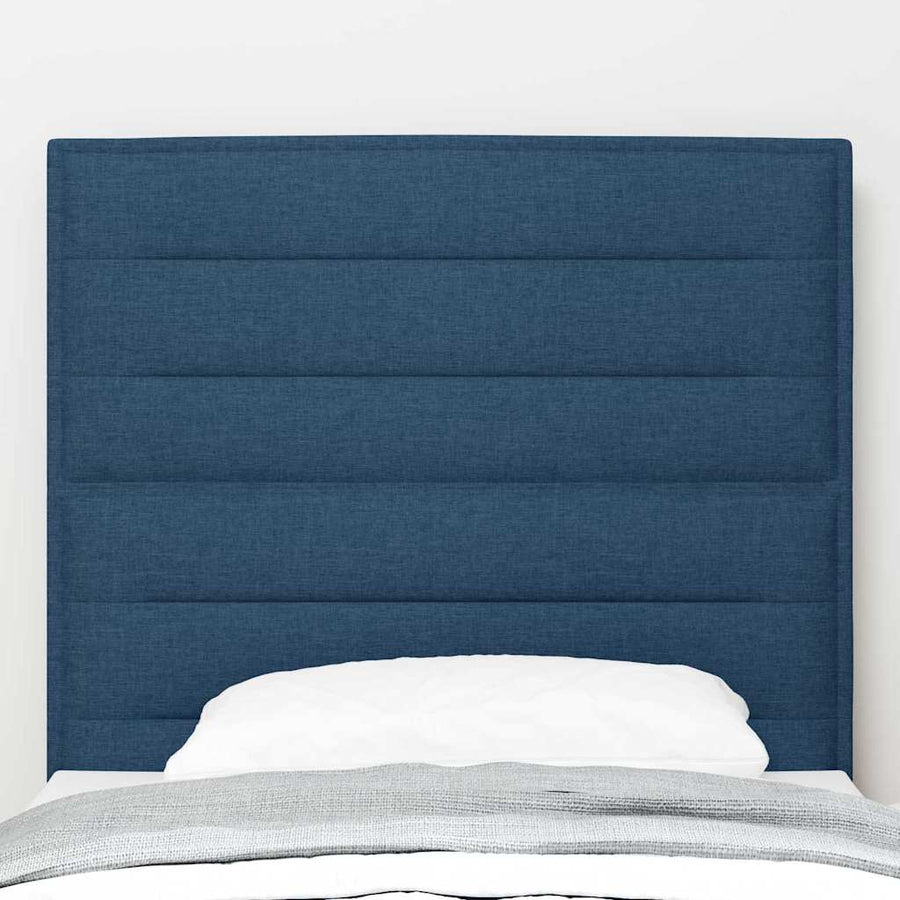 Hoofdbord Blauw 100 cm Stof