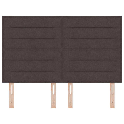 Hoofdbord Donkerbruin 160 cm Stof