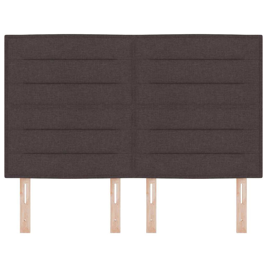 Hoofdbord Donkerbruin 160 cm Stof