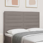 Hoofdbord 160x7x128 cm stof taupe