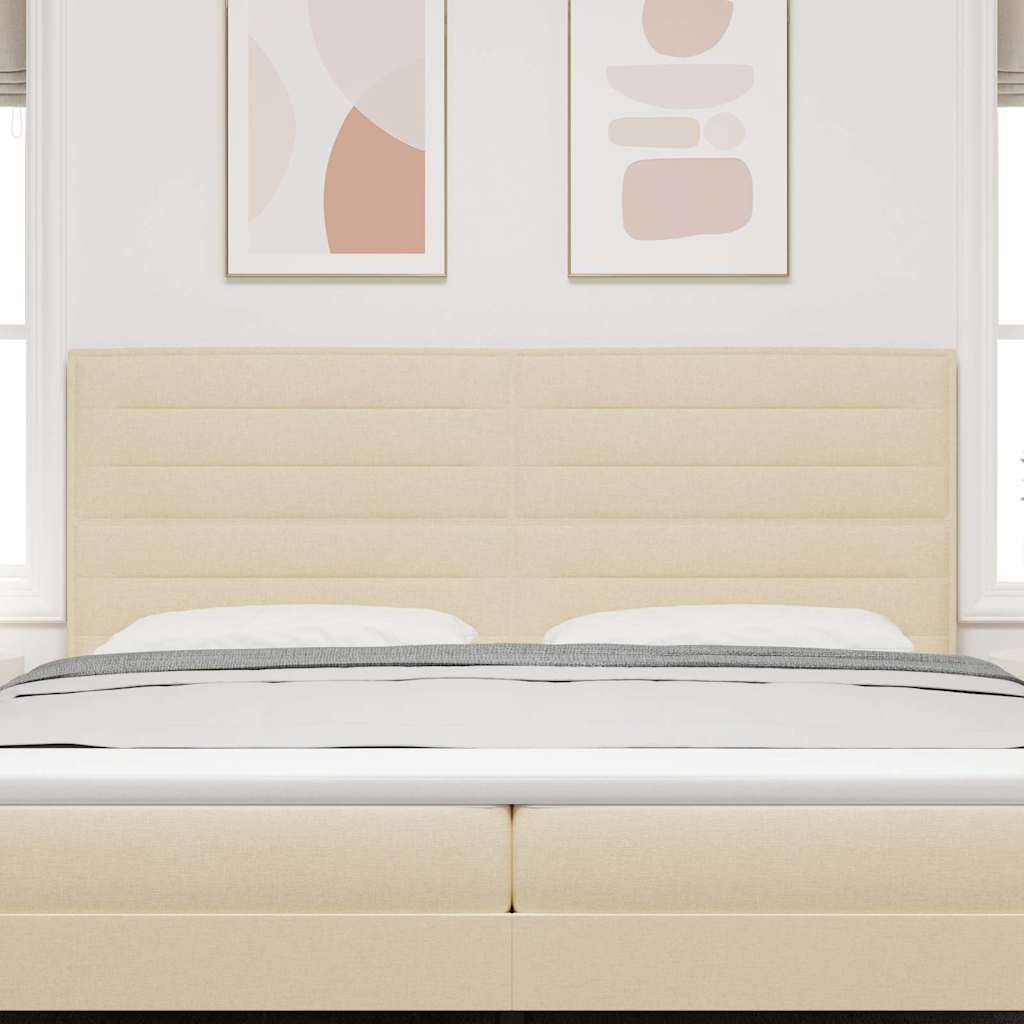 Hoofdbord Crème 200 cm Stof