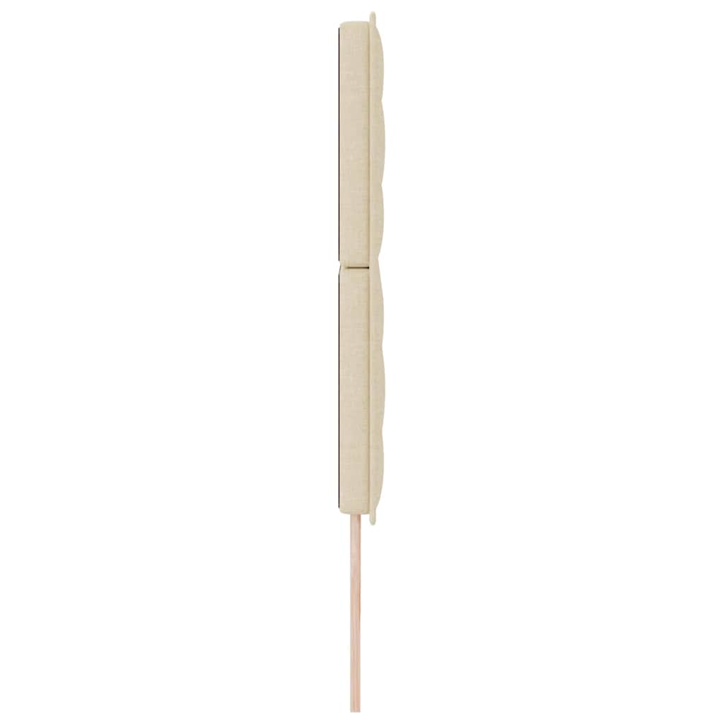 Hoofdbord Crème 200 cm Stof
