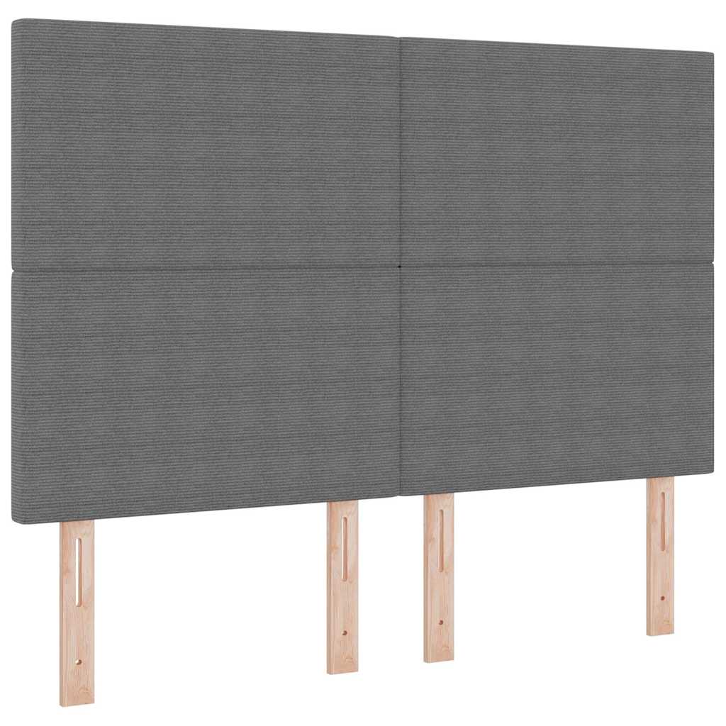 Hoofdbord Lichtgrijs 160 cm Katoen Stof