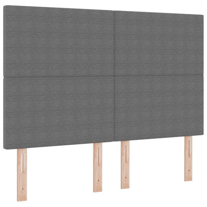 Hoofdbord Lichtgrijs 160 cm Katoen Stof