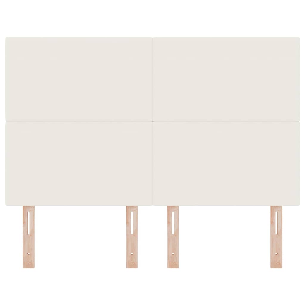 Hoofdbord Crème 160 cm Katoen Stof