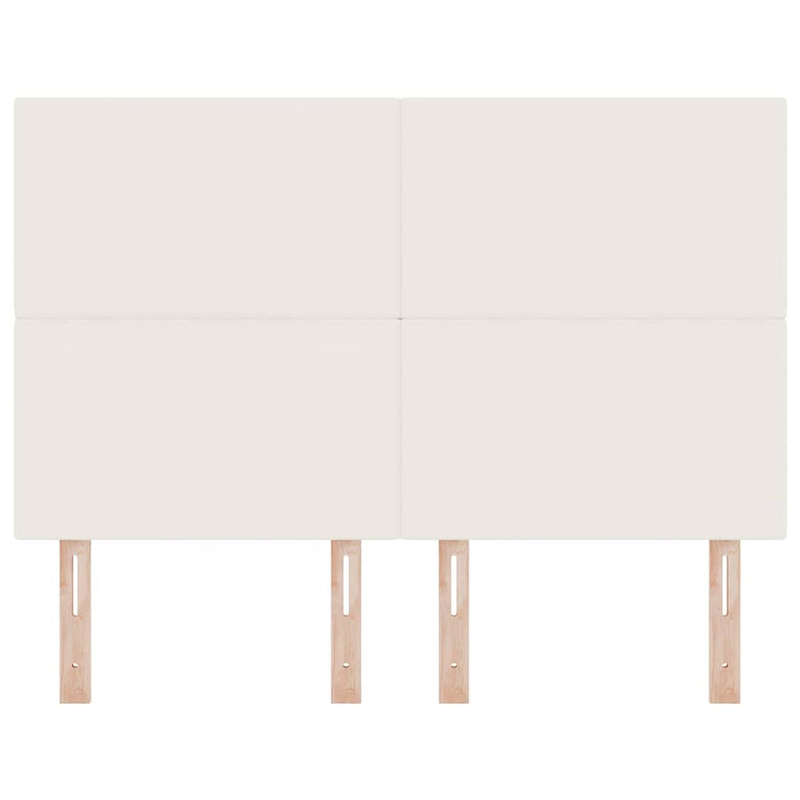 Hoofdbord Crème 160 cm Katoen Stof