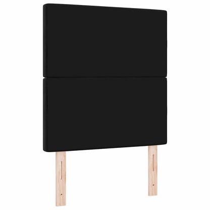 Hoofdbord met hoofdeinde Zwart 80 cm Nep Leer