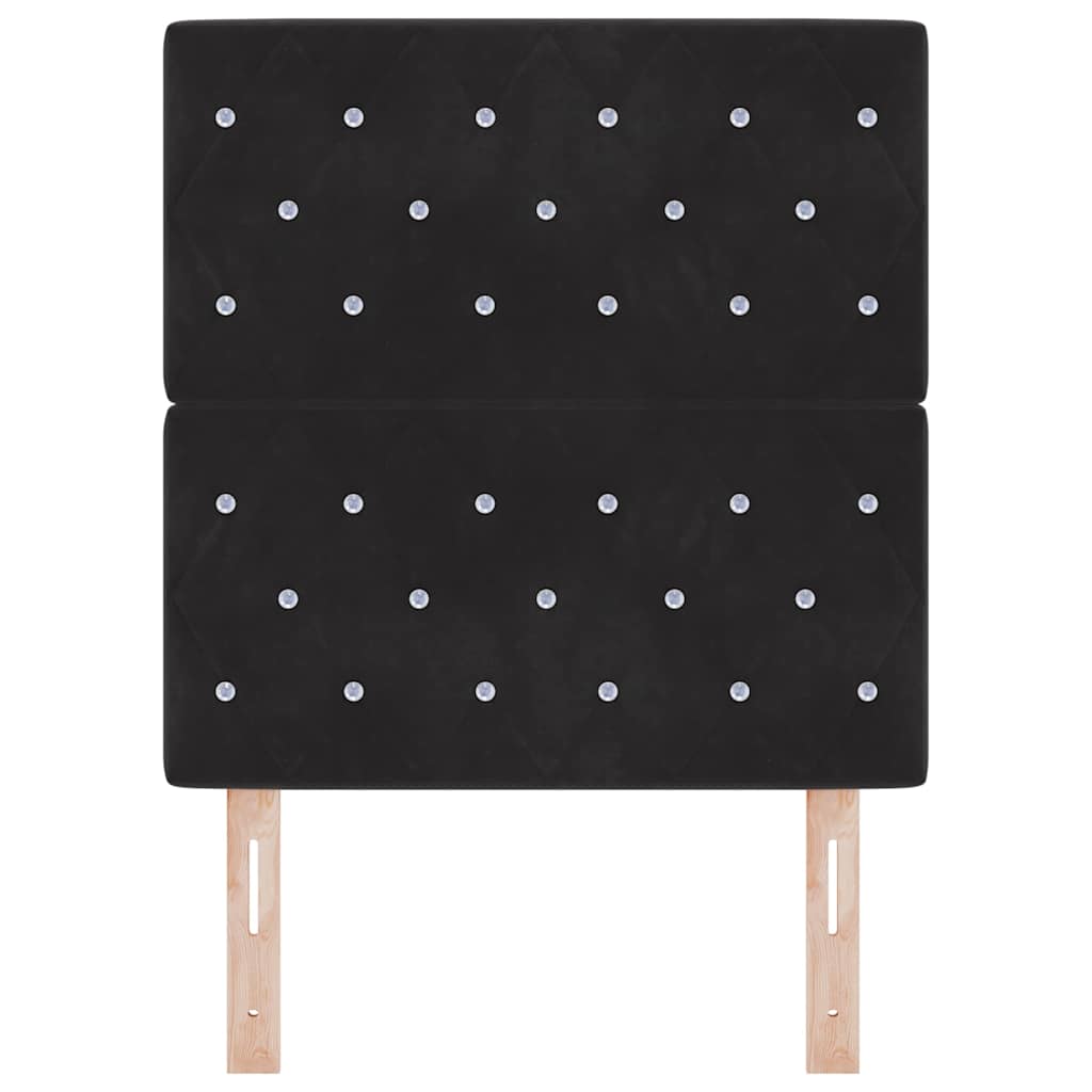 Hoofdbord met hoofdeinde Zwart 80 cm Nep Leer