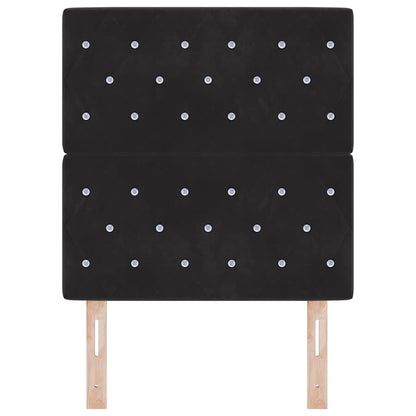 Hoofdbord met hoofdeinde Zwart 80 cm Nep Leer