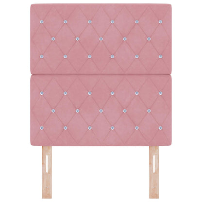 Hoofdbord Roze 80 cm Fluweel