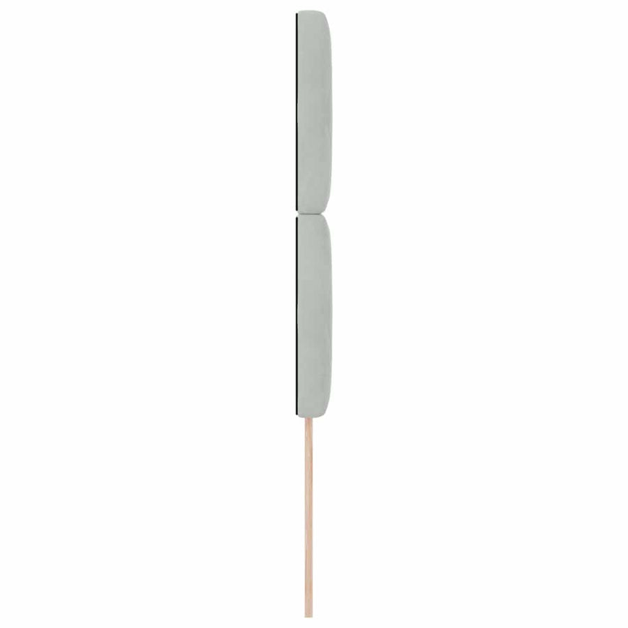 Hoofdbord Lichtgrijs 90 cm Fluweel