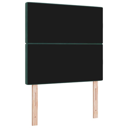 Hoofdbord Donkergroen 90 cm Fluweel