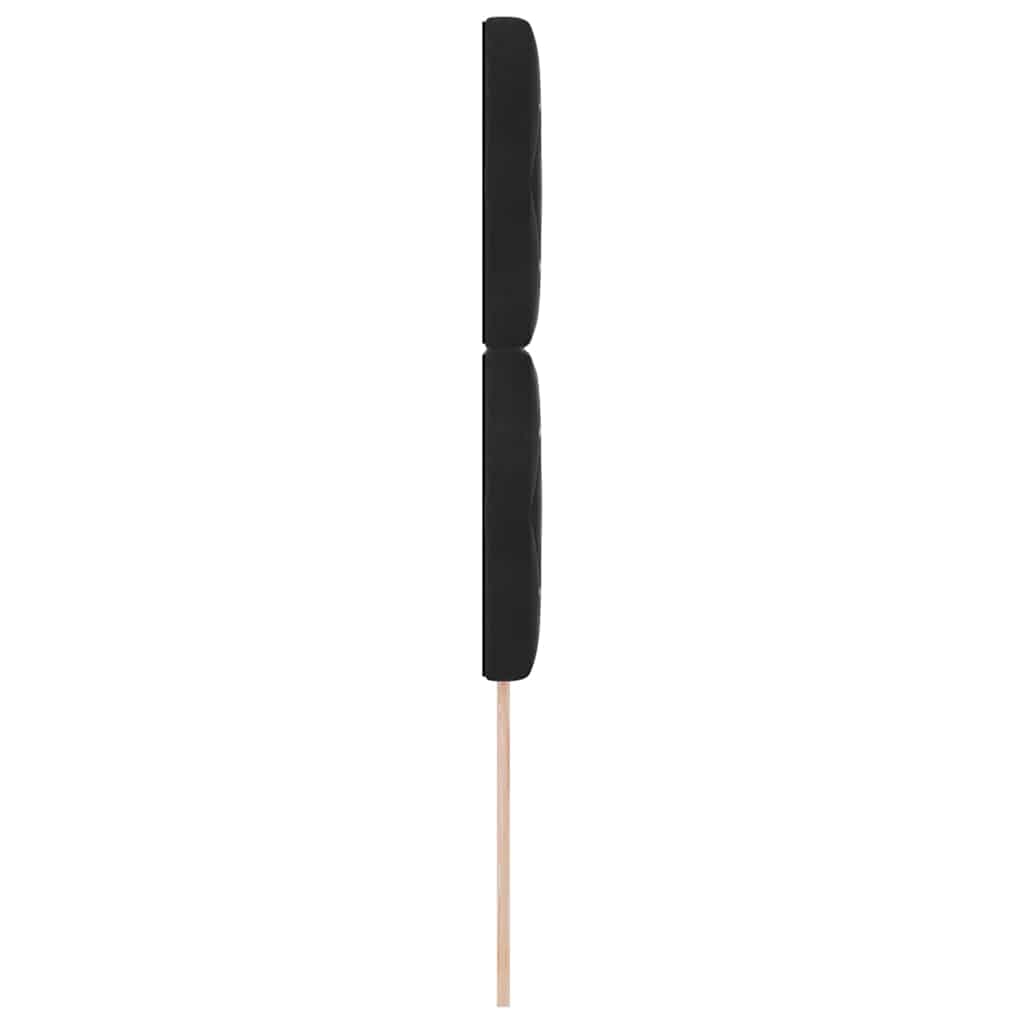 Hoofdbord Zwart 100 cm Fluweel