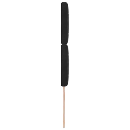 Hoofdbord Zwart 100 cm Fluweel