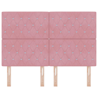 Hoofdbord Roze 160 cm Fluweel