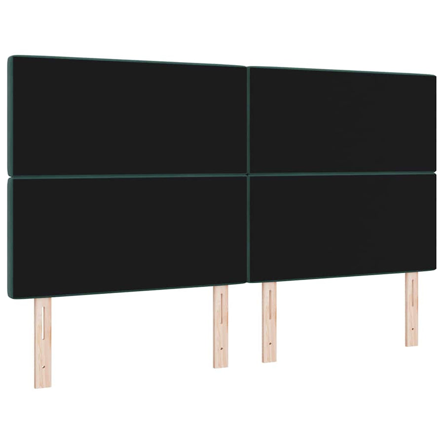 Hoofdbord Donkergroen 180 cm Fluweel
