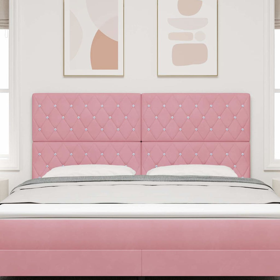 Hoofdbord Roze 180 cm Fluweel