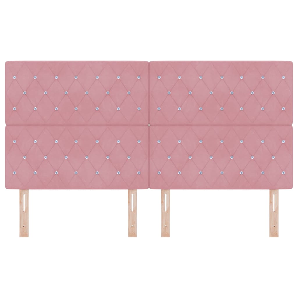 Hoofdbord Roze 180 cm Fluweel