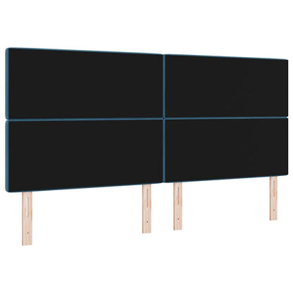 Hoofdbord Donkerblauw 200 cm Fluweel