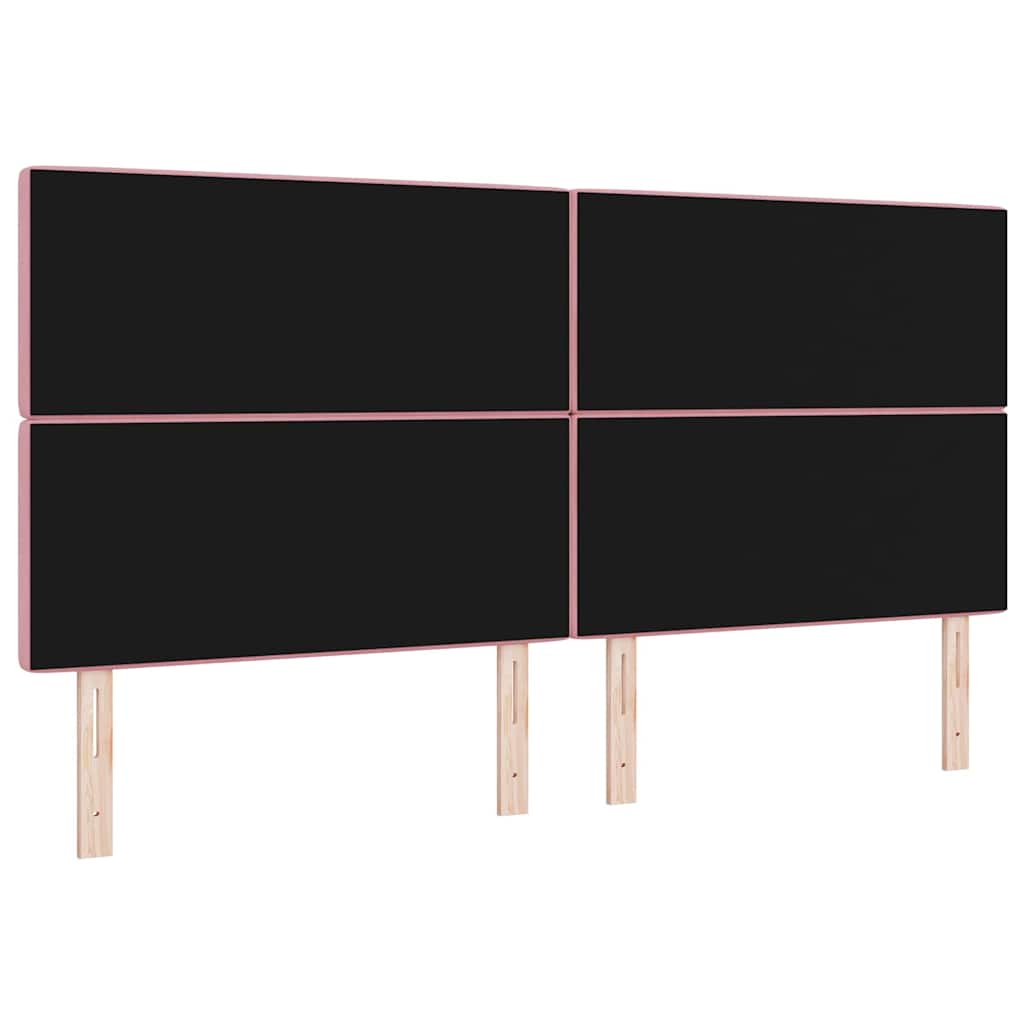 Hoofdbord Roze 200 cm Fluweel