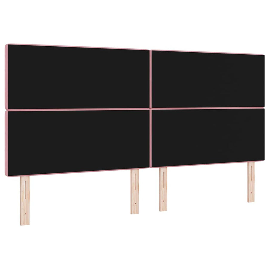 Hoofdbord Roze 200 cm Fluweel
