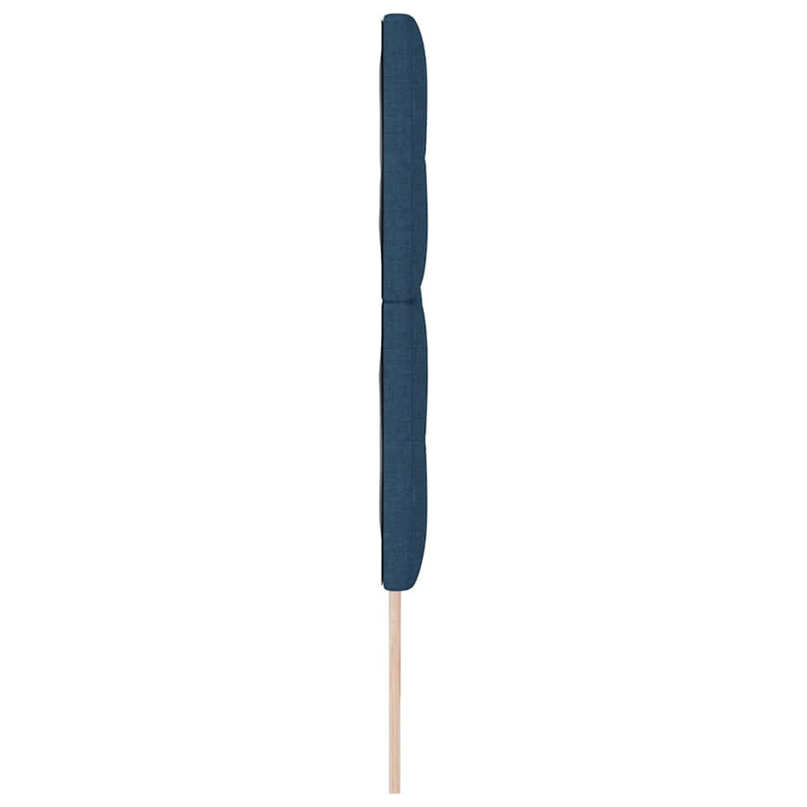 in hoogte verstelbaar hoofdbord Blauw 180 cm Stof