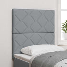 Headboard Light Grey 80 cm Fabric