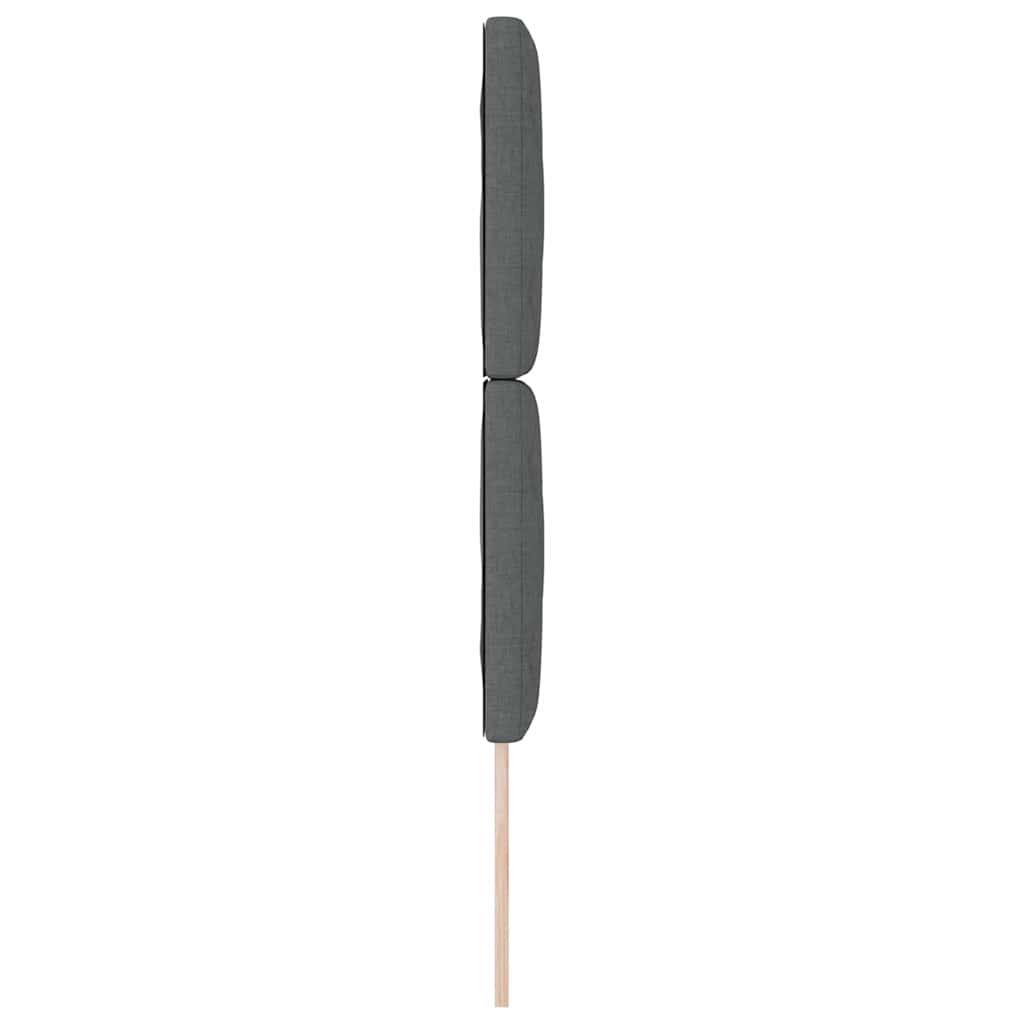 Hoofdbord Donkergrijs 80 cm Stof