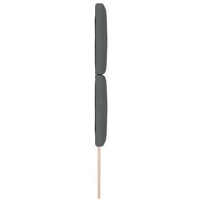 Hoofdbord Donkergrijs 80 cm Stof