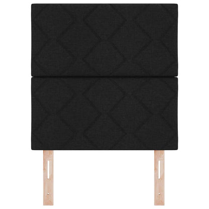 Hoofdbord Zwart 80 cm Stof