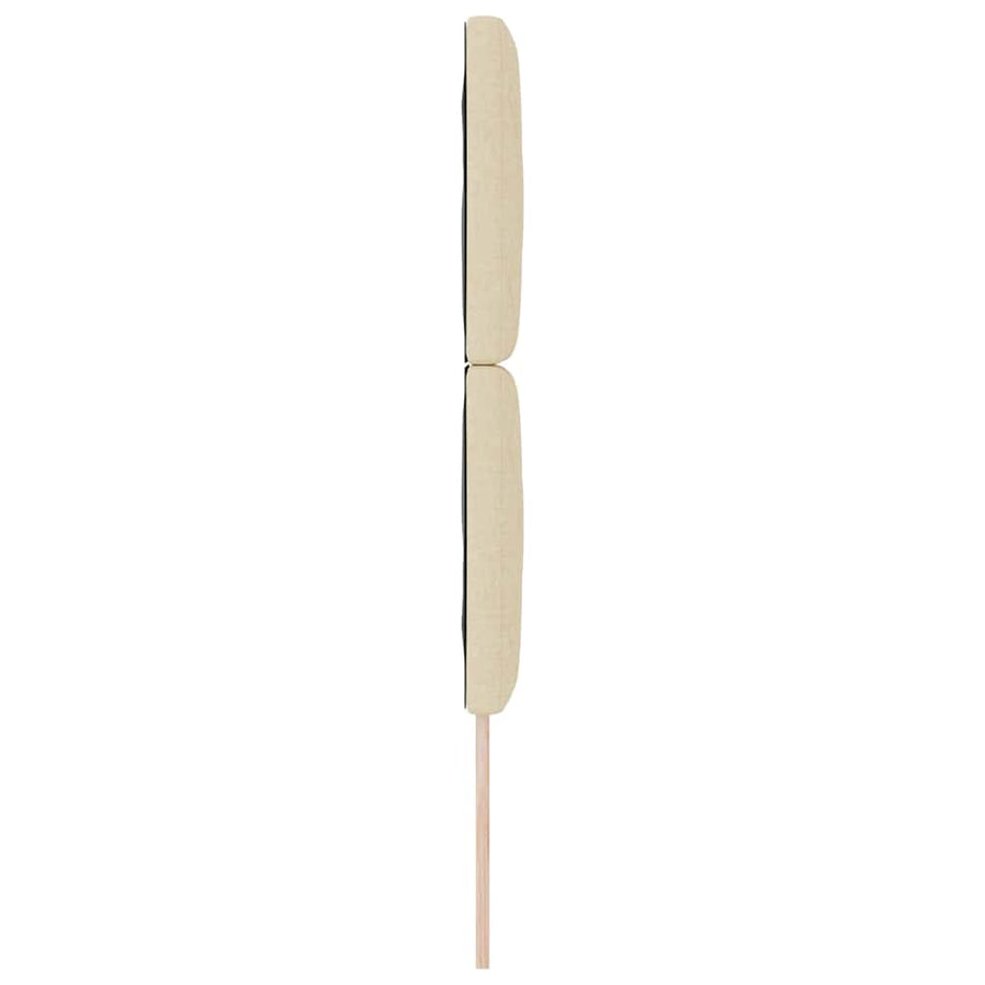 Hoofdbord Crème 80 cm Stof