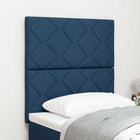 Hoofdbord 80 cm stof blauw