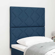 Hoofdbord 80 cm stof blauw