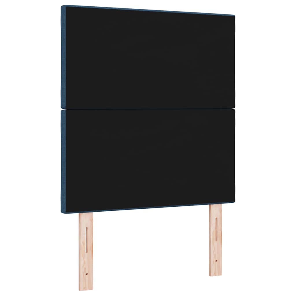 Hoofdbord Blauw 80 cm Stof