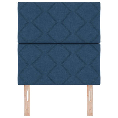 Hoofdbord Blauw 80 cm Stof